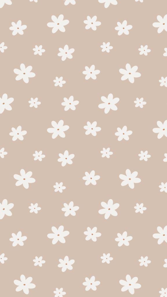 pink background, white flowers