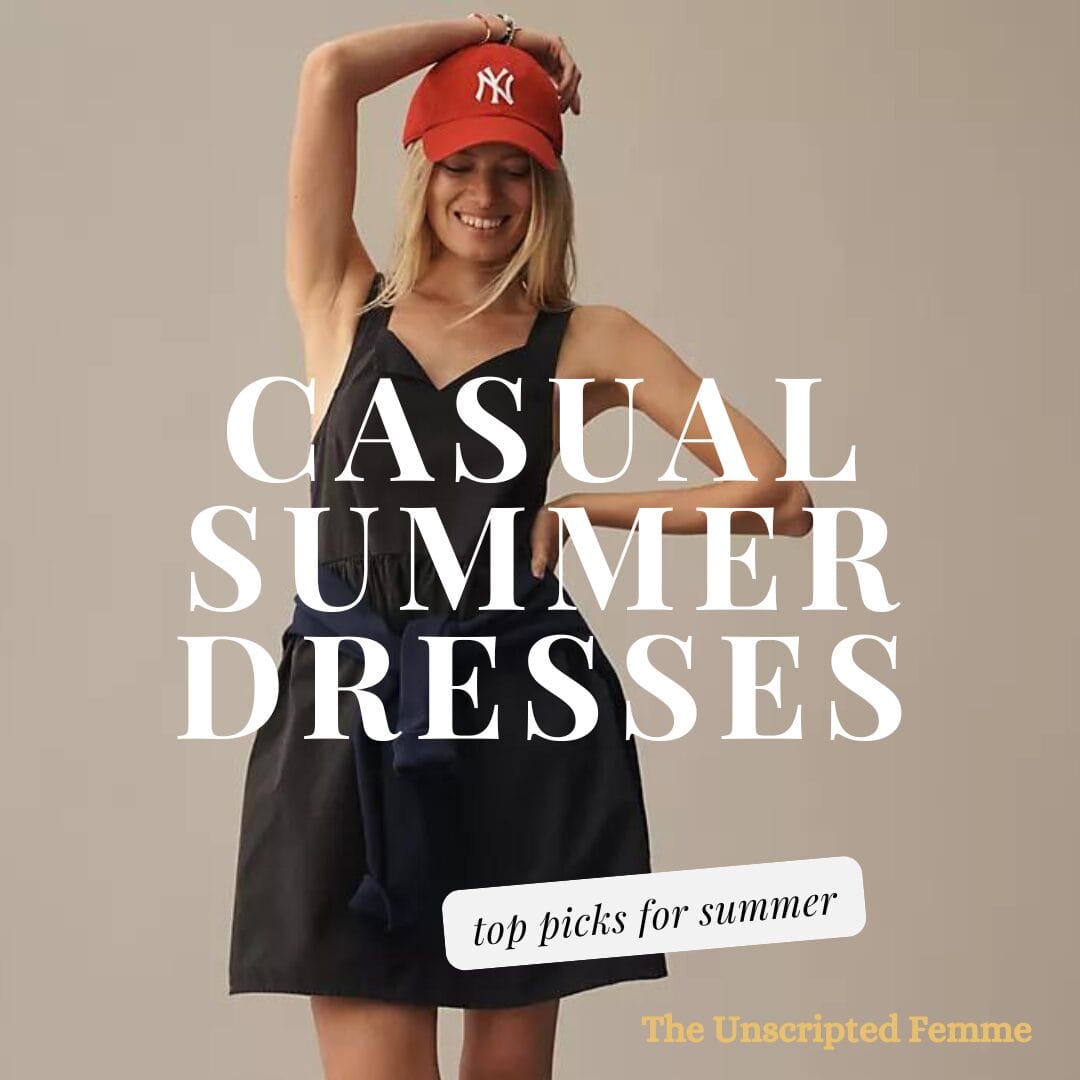 12 Easy Wearing Casual Summer Dresses With Sneakers