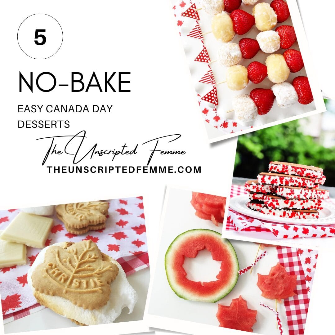 5 Easy No-Bake Canada Day Desserts!