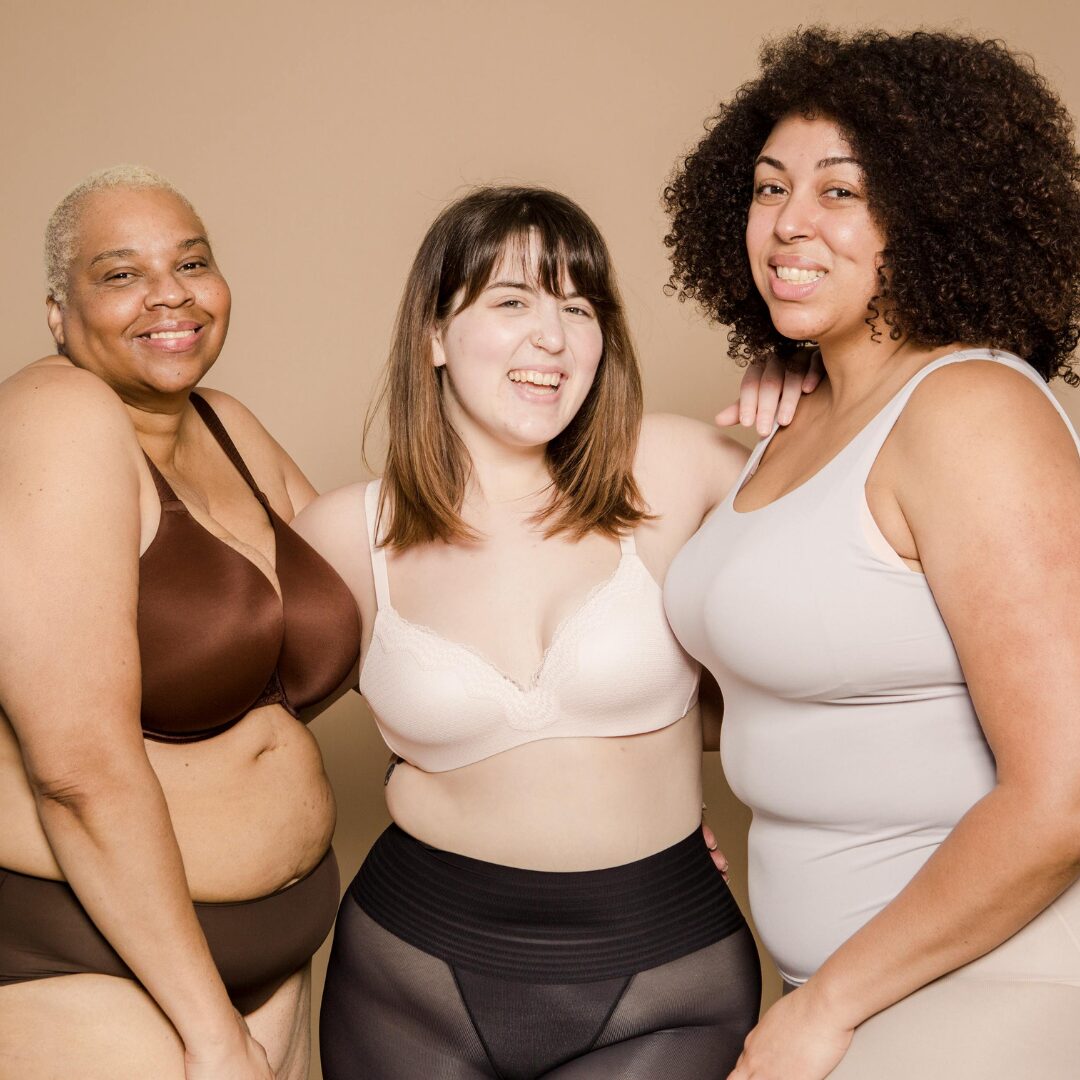 women all different shapes and sizes with undergarments - How to Stop Comparing Yourself to Others and Boost Your Self Confidence ( 7 Ways)