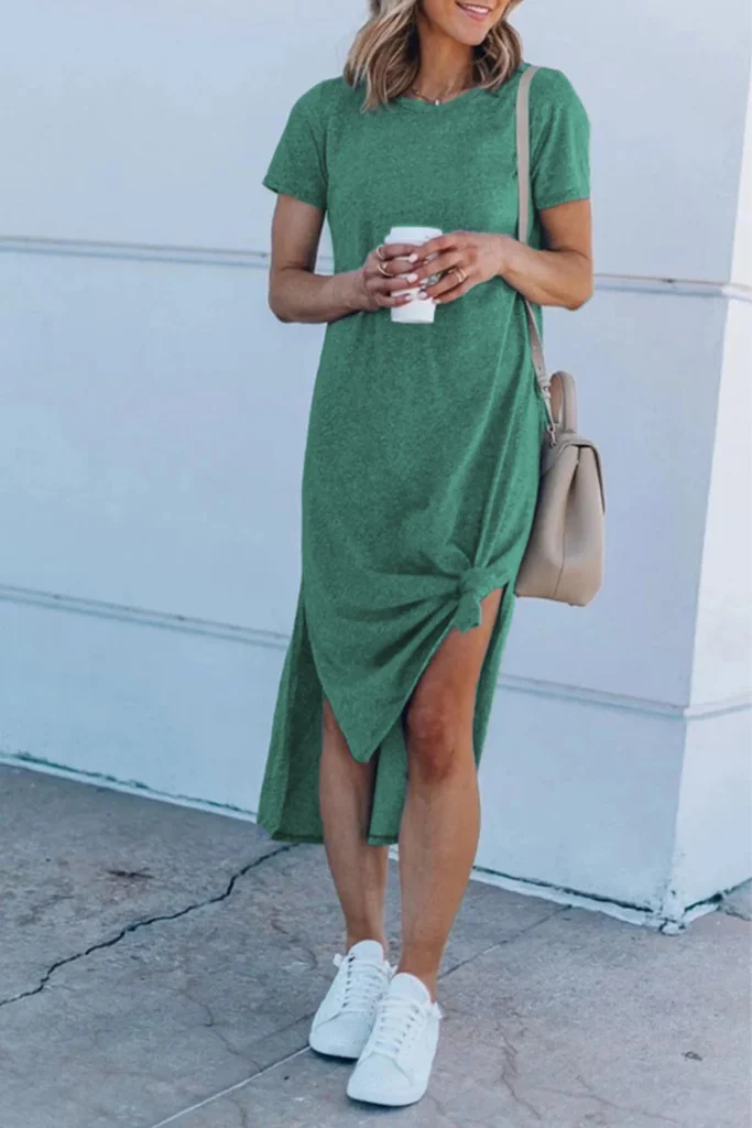 Casual Summer Dresses With Sneakers