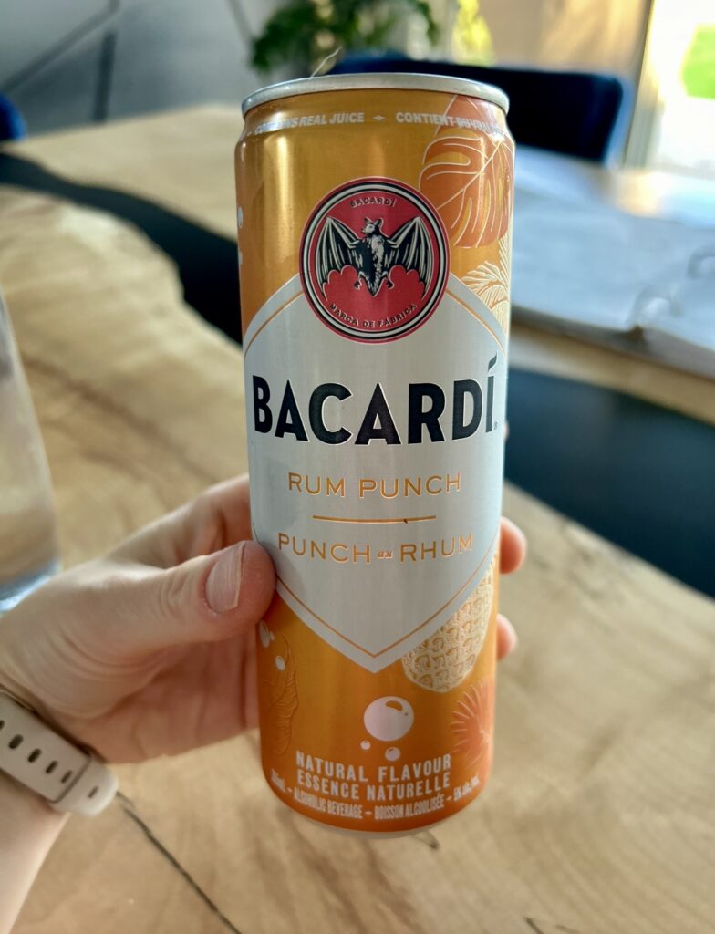 Bacardi rum punch