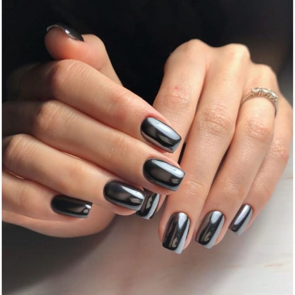 high class nails -Mirror Metal