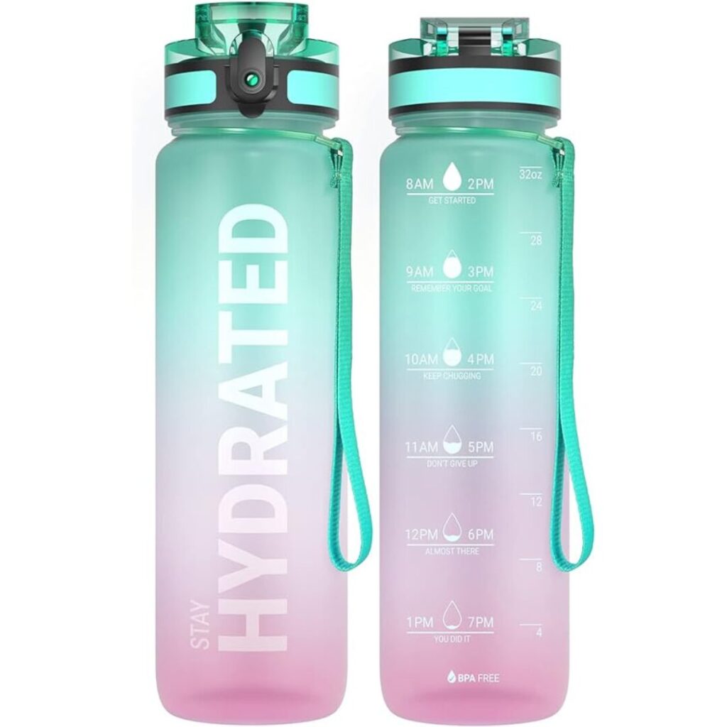 water bottle -Sahara Sailor -pink, green