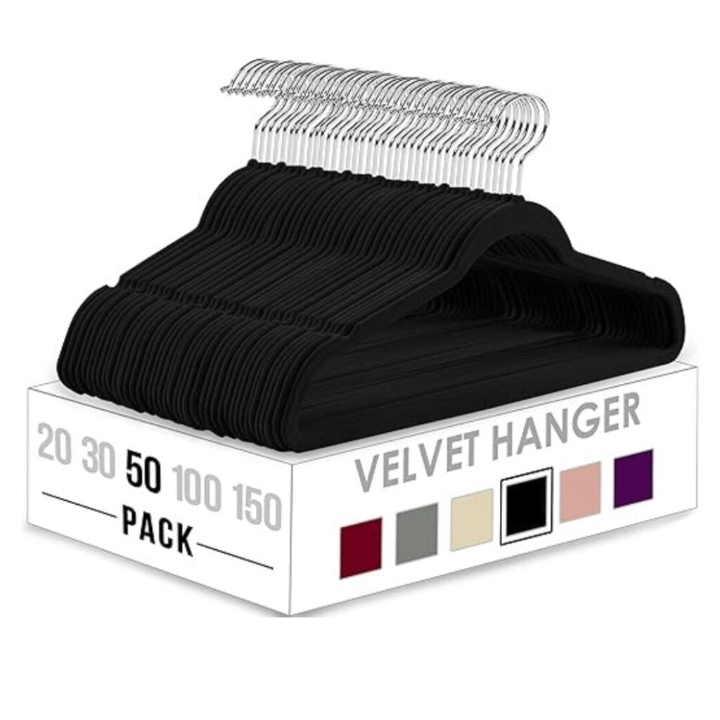 Black Velvet Hangers - How to Organize Your Closet for the Transition to Fall Clothing A Simple 8 Step Guide