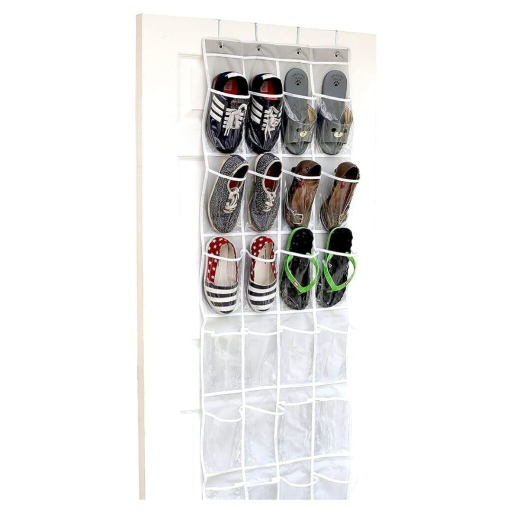 Clear Hanging Shoe Organizer -How to Organize Your Closet for the Transition to Fall Clothing A Simple 8 Step Guide