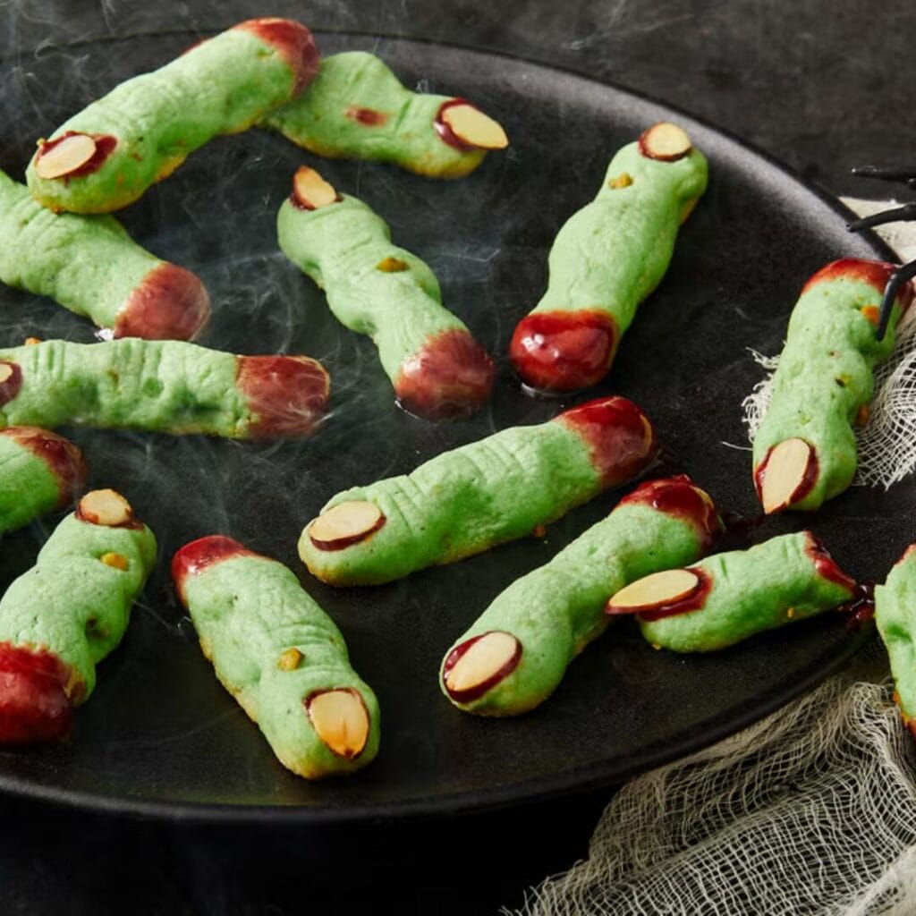 Witch Finger Cookies -30+ Spooky Halloween Treats Your Kids Will Love