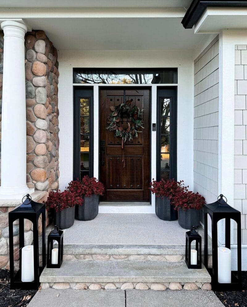 10 Chic & Beautiful Fall Front Door Decor Ideas for a Stylish Entrance