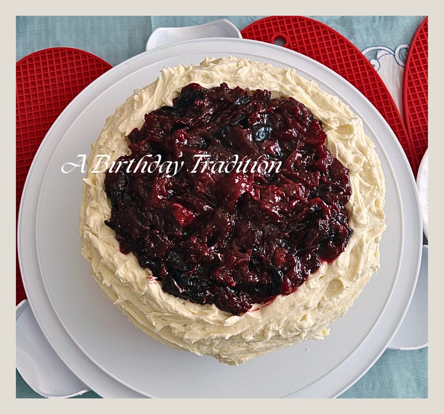 Our Birthday Cake Tradition